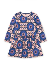 Load image into Gallery viewer, Tea Collection Long Sleeve Skirted Dress - Moroccan Tile