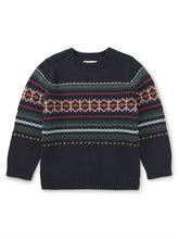 Load image into Gallery viewer, Tea Collection Crew Neck Sweater - Indigo