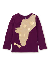 Load image into Gallery viewer, Tea Collection Golden Horse Graphic Tee - Cosmic Berry