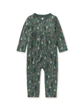 Load image into Gallery viewer, Tea Collection Wrap Neck Baby Romper - Turkish Forest