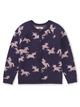 Load image into Gallery viewer, Tea Collection Sparkle Cardigan - Unicorn Frolic