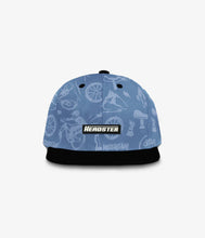 Load image into Gallery viewer, Headster Gnarly Ride Snapback - Blue Fog