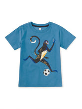 Load image into Gallery viewer, Tea Collection Soccer Monkey Graphic Tee - Pacific Coast