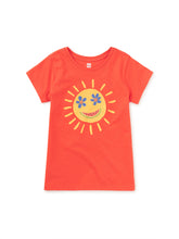 Load image into Gallery viewer, Tea Collection Smiley Sun Graphic Tee - Nectarine
