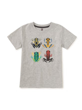Load image into Gallery viewer, Tea Collection Cloud Forest Frogs Graphic Baby Tee - Heather Grey