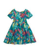 Load image into Gallery viewer, Tea Collection Short Sleeve Ballet Dress - Tropical Floral