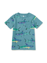 Load image into Gallery viewer, Tea Collection Printed Pocket Tee - Painted Shark