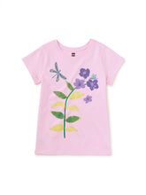 Load image into Gallery viewer, Tea Collection Dragonfly Floral Graphic Tee - Pink Lady