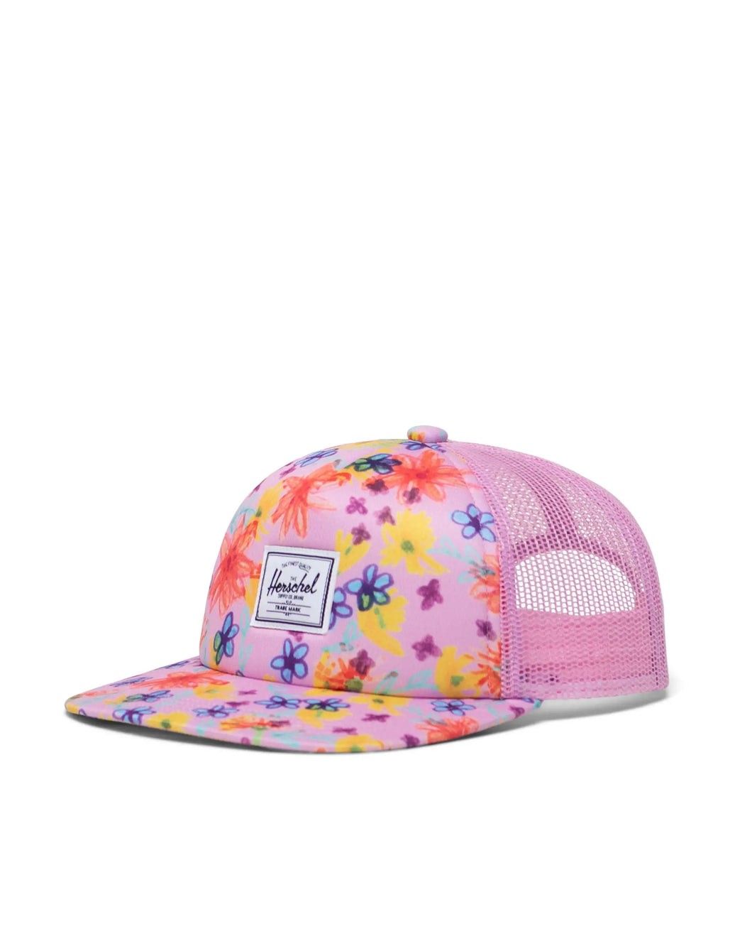 Herschel Kids Whaler Mesh Hat - Scribble Floral