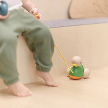 Load image into Gallery viewer, Plan Toys Pull Along Duck