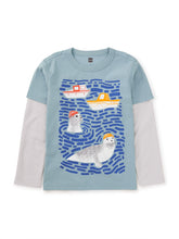 Load image into Gallery viewer, Tea Collection Baby Long Sleeve- Seals