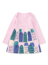 Load image into Gallery viewer, Tea Collection Print Mix Skirted Baby Dress - Parisian Homes