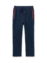 Load image into Gallery viewer, Tea Collection Feeling Zippy Joggers - Whale Blue