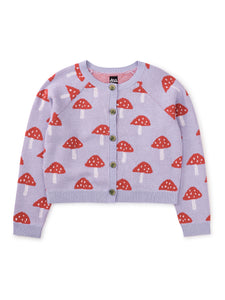 Tea Collection Iconic Baby Cardigan - Winter Toadstools