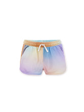 Load image into Gallery viewer, Tea Collection Tie Waist Shorts - Rainbow Gradient