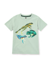 Load image into Gallery viewer, Tea Collection Frogs Graphic Tee - Mica