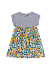 Load image into Gallery viewer, Tea Collection Mixed Print Empire Dress - Orange Floral