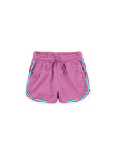 Load image into Gallery viewer, Tea Collection Rainbow Track Shorts - Mulberry