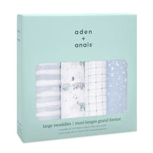 Load image into Gallery viewer, Aden + Anais Cotton Muslin Swaddle 4-Pack