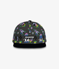 Load image into Gallery viewer, Headster Alien Invasion Snapback - Charcoal