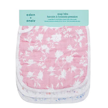 Load image into Gallery viewer, Aden + Anais Cotton Muslin Snap Bib 3-Pack