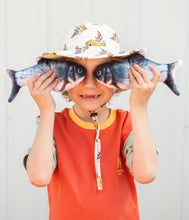 Load image into Gallery viewer, Headster Gone Fishing Boonie Hat - Beach Sand