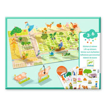 Load image into Gallery viewer, Djeco Lift-Up Sticker Kit - Farm