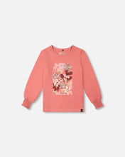 Load image into Gallery viewer, Deux Par Deux Puffed Long Sleeve Shirt - Pink Cinnamon