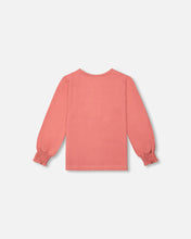 Load image into Gallery viewer, Deux Par Deux Puffed Long Sleeve Shirt - Pink Cinnamon