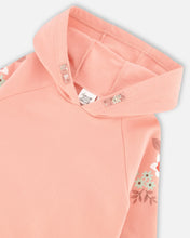 Load image into Gallery viewer, Deux Par Deux Hooded Dress - Coral