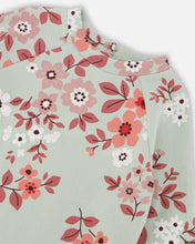 Load image into Gallery viewer, Deux Par Deux Long Sleeve Dress - Sage Green