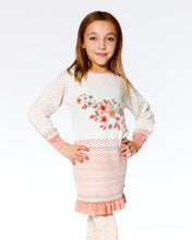Load image into Gallery viewer, Deux Par Deux Jacquard Knit Sweater Dress - Off White
