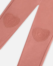 Load image into Gallery viewer, Deux Par Deux Fleece Treggings - Pink Cinnamon
