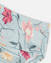 Load image into Gallery viewer, Deux Par Deux Baby Dress and Bloomers Set - Printed Flowers