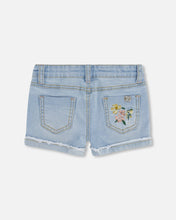 Load image into Gallery viewer, Deux Par Deux Jeans Shorts - Light Blue Denim