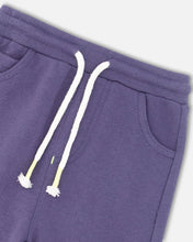 Load image into Gallery viewer, Deux Par Deux French Terry Pants - Nightshade Blue