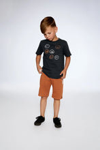 Load image into Gallery viewer, Deux Par Deux Printed Tee - Heather Grey