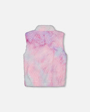 Load image into Gallery viewer, Deux Par Deux Faux Fur Vest - Rainbow