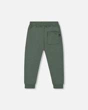 Load image into Gallery viewer, Deux Par Deux Fleece Sweatpants - Forest Green
