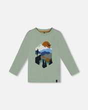 Load image into Gallery viewer, Deux Par Deux Long Sleeve T-Shirt - Jadeite