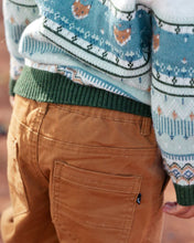 Load image into Gallery viewer, Deux Par Deux Stretch Twill Joggers - Caramel Brown