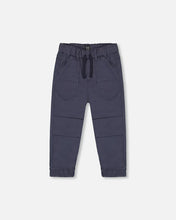 Load image into Gallery viewer, Deux Par Deux Stretch Twill Joggers - Folkstone Grey