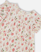 Load image into Gallery viewer, Deux Par Deux Baby Dress and Bloomers Set - Strawberries