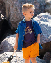 Load image into Gallery viewer, Deux Par Deux Button Down Denim Shirt - Dark Blue