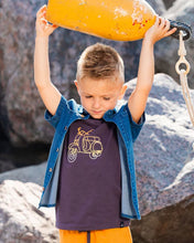 Load image into Gallery viewer, Deux Par Deux Graphic Tee - Dark Grey Scooter