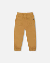 Load image into Gallery viewer, Deux Par Deux Stretch Twill Joggers - Tan