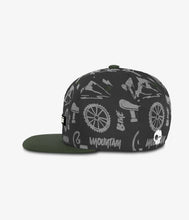 Load image into Gallery viewer, Headster Gnarly Ride Snapback - Charcoal