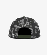 Load image into Gallery viewer, Headster Gnarly Ride Snapback - Charcoal