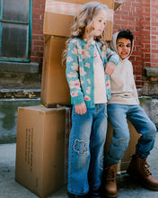 Load image into Gallery viewer, Deux Par Deux Wide Leg Jeans - Light Blue Denim