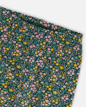 Load image into Gallery viewer, Deux Par Deux Floral Leggings - Dark Green